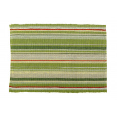 Placemats Ribbed - Green Stripes