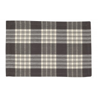 Placemats Ribbed - Stone Grey Plaid
