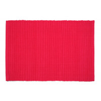 Placemats Ribbed - Red