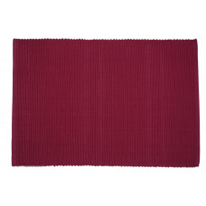 Placemats Ribbed - Burgundy