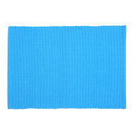 Placemats Ribbed - Turquise blue
