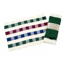 Placemats 4 + 4 Napkins Set - Spruce Green Check