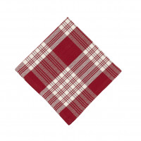 Table Cloth - Stone Red Plaid