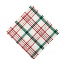 Napkins Pattern - X-mas Red and Green Plaid