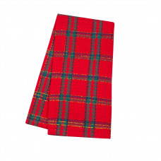 Tea Towels Pattern - Belvedere Red Lurex