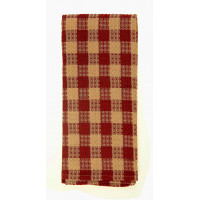 Tea Towels Pattern - Burgundy Check