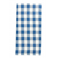 Tea Towels Pattern - Toro Blue Check