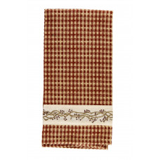Tea Towels Pattern - Berryvine Burgundy