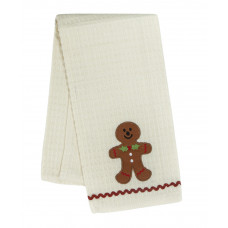 Tea Towels Pattern - Gingerbread Boy Emb.