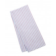 Tea Towels Fabric - Cherry Red Dot on White