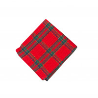 Dish Cloth Pattern - Belvedere Red, Lurexed