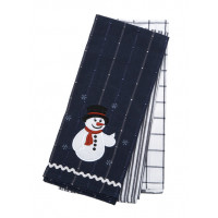 3 Pc. Tea Towels Set - Snowman