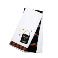 3 Pc. Tea Towels Set - Halloween Trick or Treat