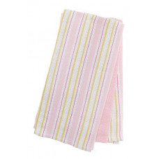 3 Pc. Tea Towels Set - Pink Stripes