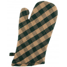 Oven Mitten - Green Check