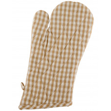 Oven Mitten - Toro Beige Check