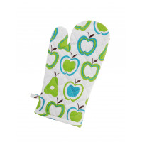 Oven Mitten - Apple Print