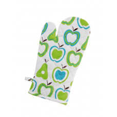 Oven Mitten - Apple Print