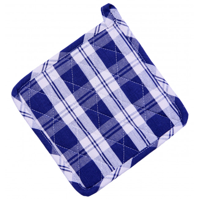 Pot Holder Stripe Navy Blue