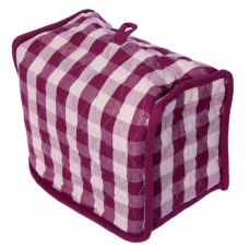 Toaster Cover - Burgundy Check