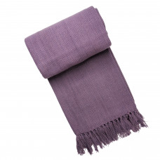 Cotton Throw Flat Weave - Purple