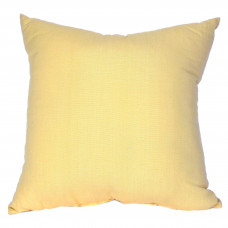 Zip Cushion Cover - Yellow
