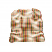Chair Pad Tufted - Cambridge Mini Check