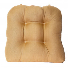 Chair Pad Tufted - Mustard