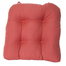 Chair Pad Tufted - Rust