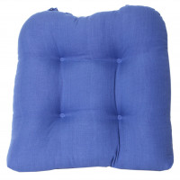 Chair Pad Tufted - Blue