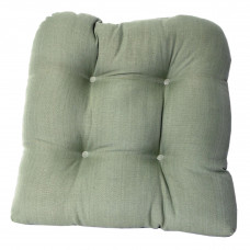 Chair Pad Tufted - Sage Green