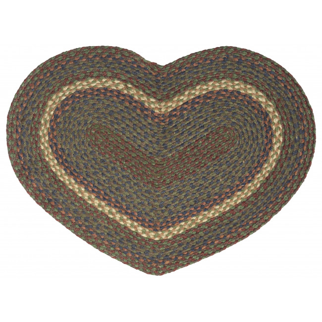 Braided Heart Rug JB109