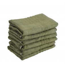 Hand Towels - Bamboo - Olive Green