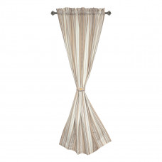 Rod Pocket Curtain, Pattern - Coco Stripe