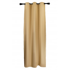 Ring/ Grommet Curtain - Beige/Taupe